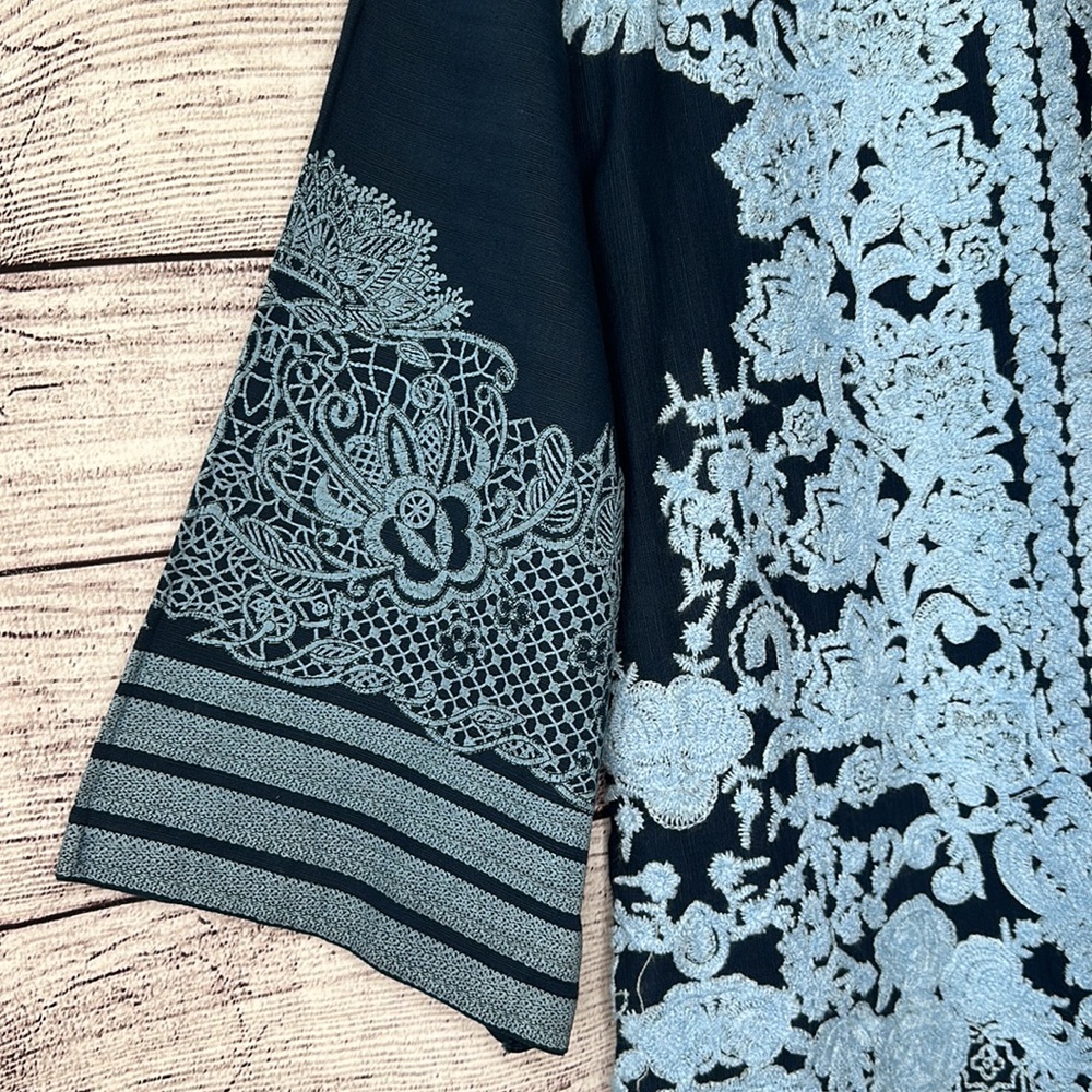 New Sana Safinaz Pakistani Embroidered Lawn Indian Dress Size XS - Picture 4 of 13